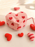Tabouret cœur à pois rose amour